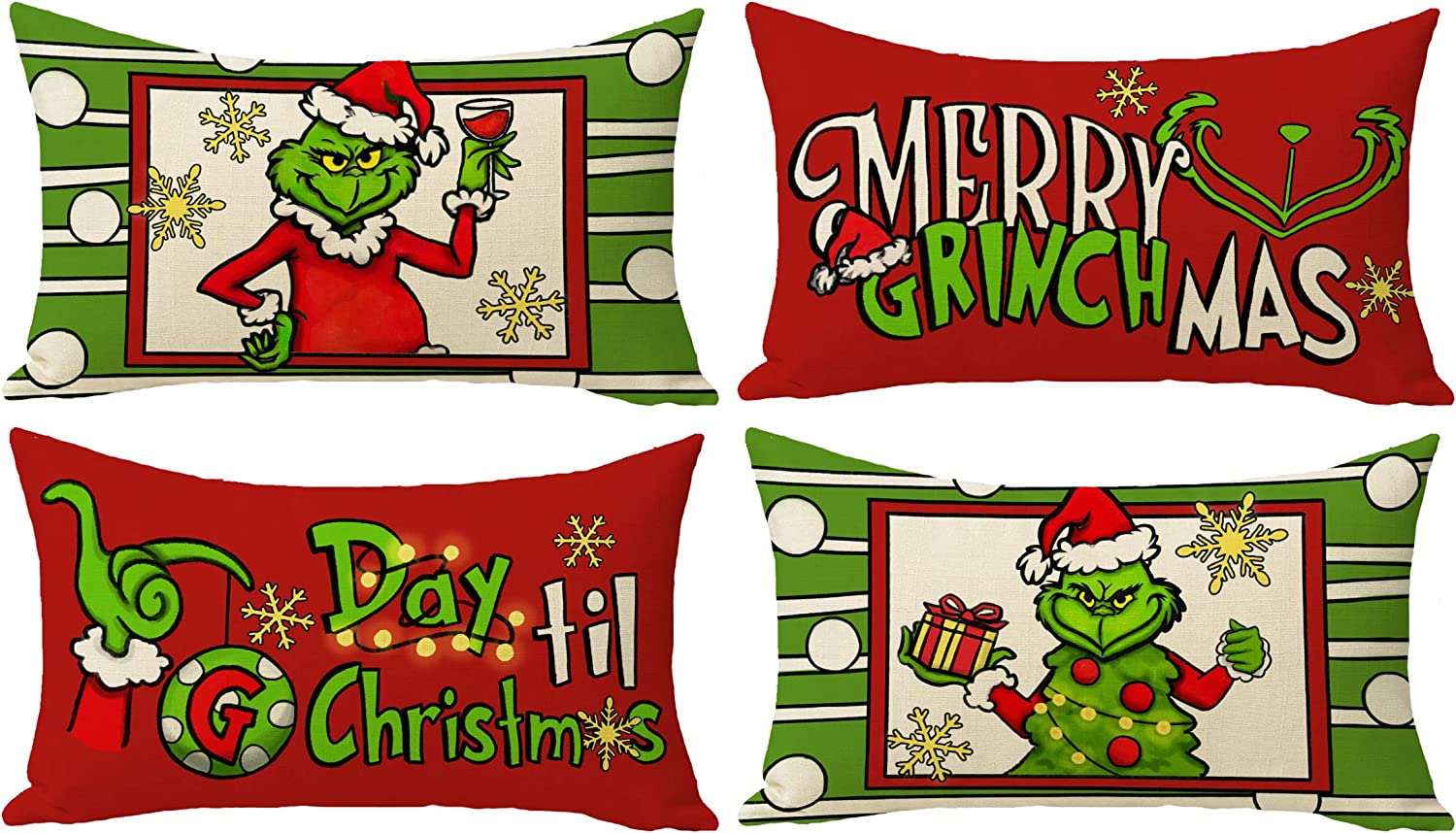 The Grinch Who Stole Christmas 16 Round Grinch Pillow