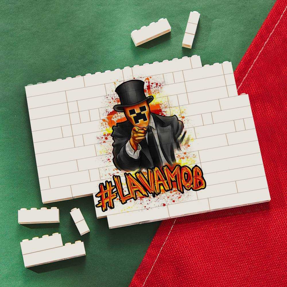 Prestonplayz Merch Building Blocks Gift for Fans Lavamob Building Blocks