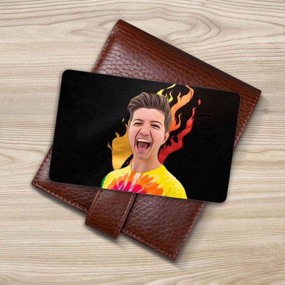 Prestonplayz Wallet Card Art Preston Wallet Insert Card