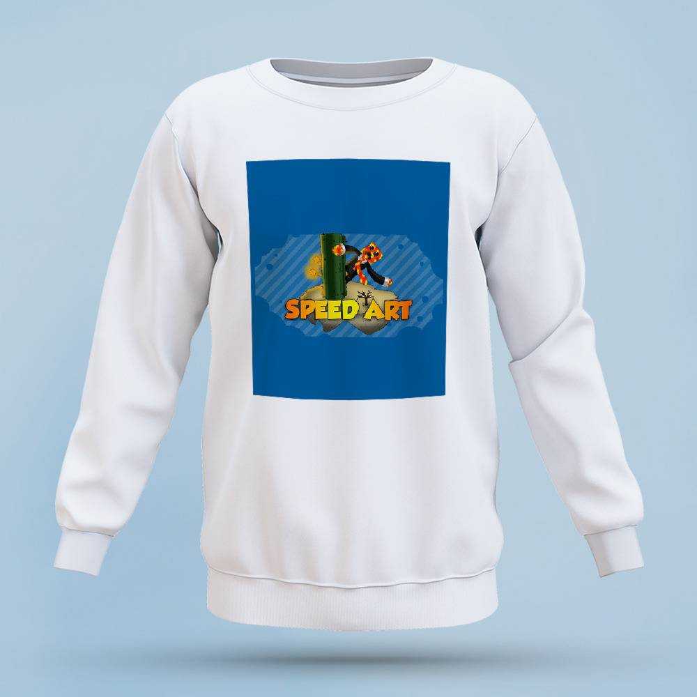 Prestonplayz Sweatshirt Classic Sweatshirt Speed Art Sweatshirt
