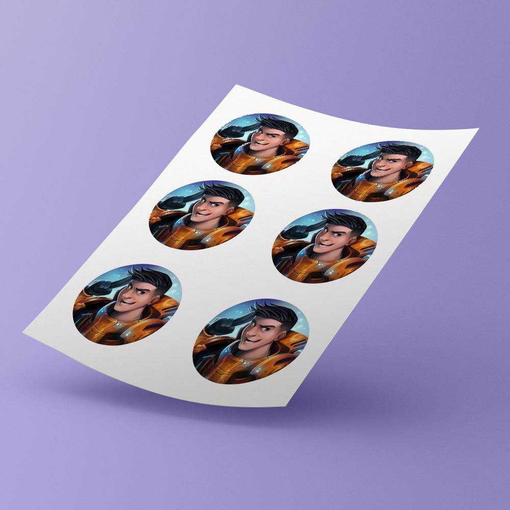 Prestonplayz Round Stickers Preston Blaine Arsement Decorative Stickers