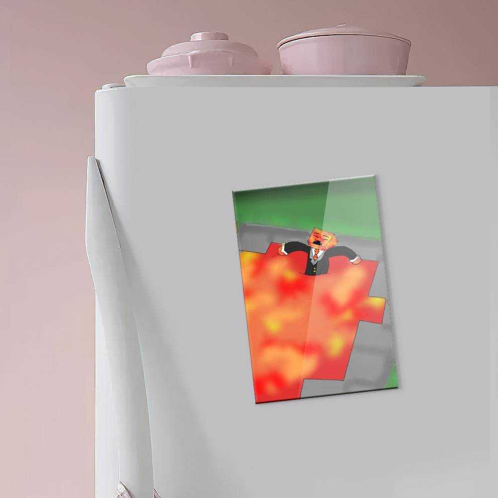 Prestonplayz Fridge Magnet Bathing in the Pool Fridge Magnet