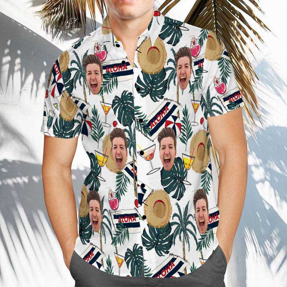 Prestonplayz Hawaiian Shirt Custom Photo Hawaiian Shirt Funny Sun Hats Hawaiian Shirt