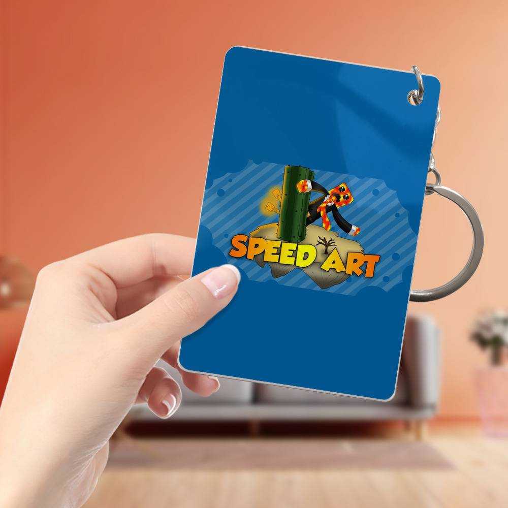Prestonplayz Keychain Speed Art by Prestonplayz Keychain