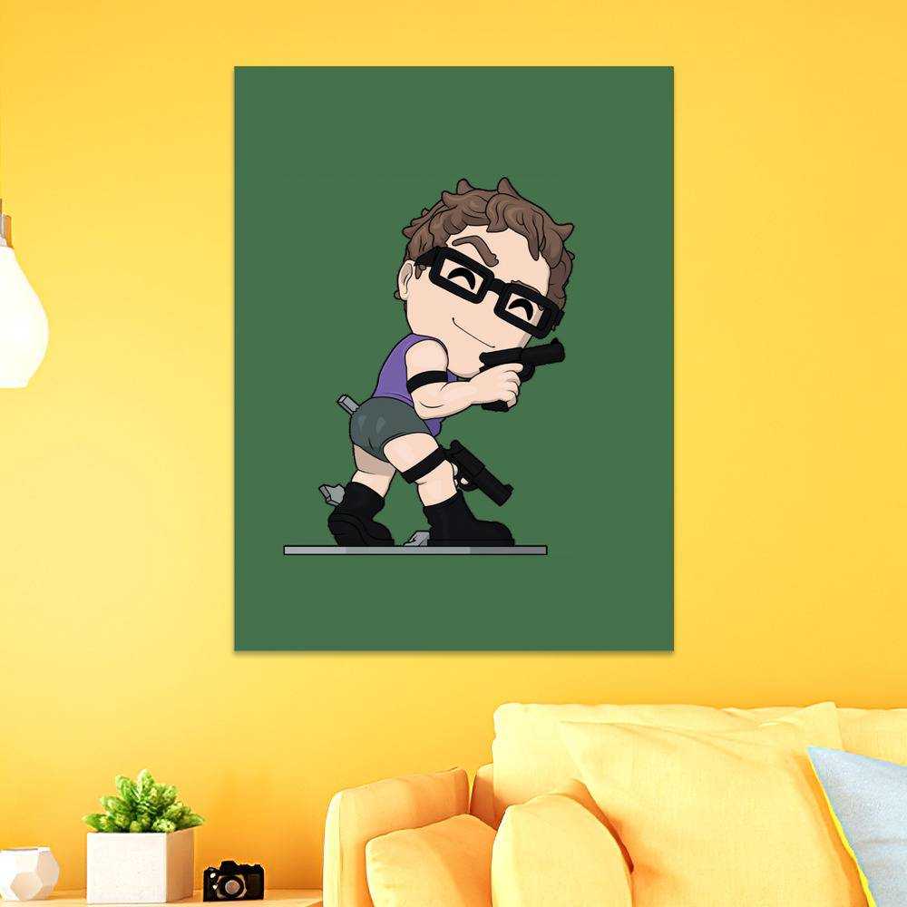 Distractible Poster Distractible Bob Poster Wall Art Sticky Poster
