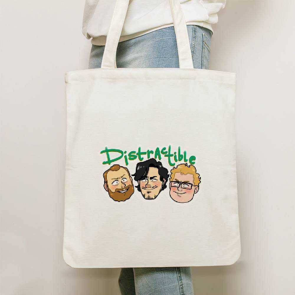Distractible Totebag Distractible Podcast Totebag