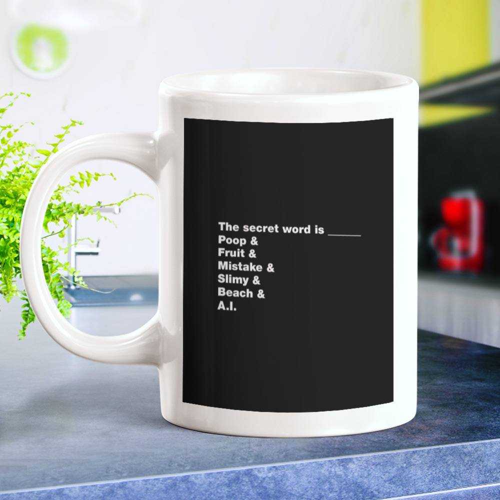 Distractible Mug Secret Word Mug