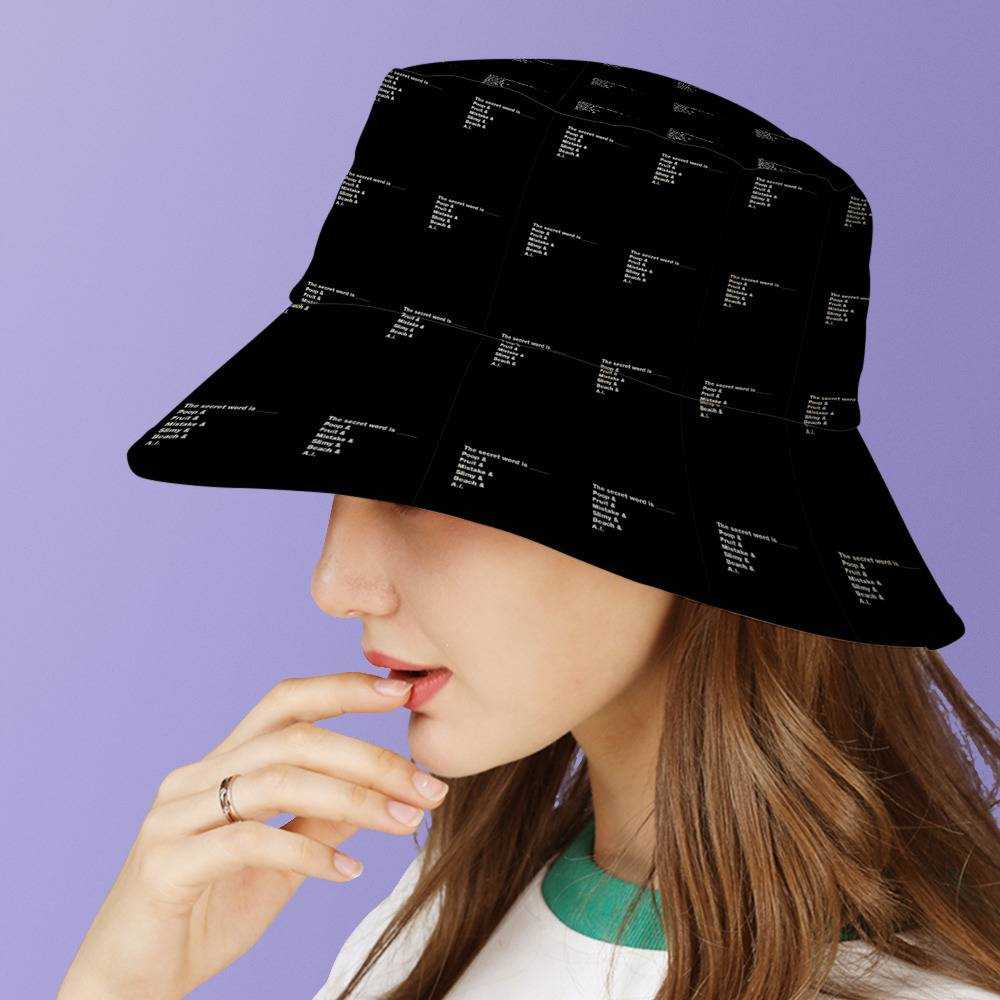 Distractible Fisherman Hat Unisex Fashion Bucket Hat
