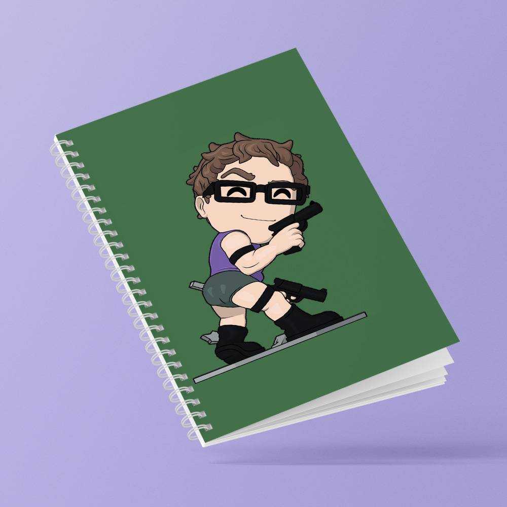 Distractible Spiral Bound Notebook Journal Diary Distractible Bob Notebook