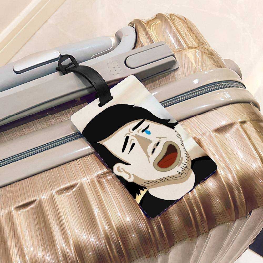 Distractible Luggage Tag Distractible Parachuting Clowns Luggage Tag
