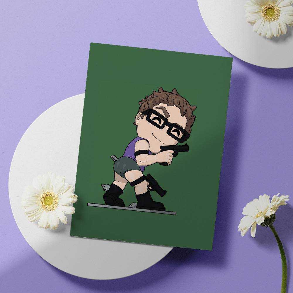 Distractible Greeting Card Distractible Bob Greeting Card