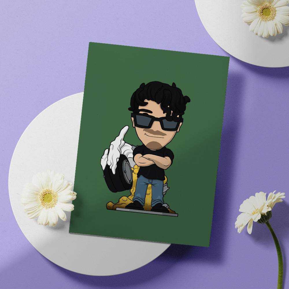 Distractible Greeting Card Distractible Markiplier Greeting Card