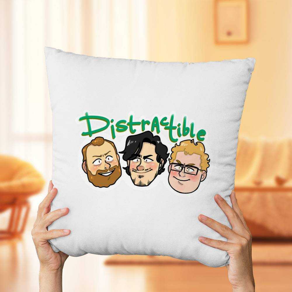 Distractible Pillow Distractible Podcast Pillow