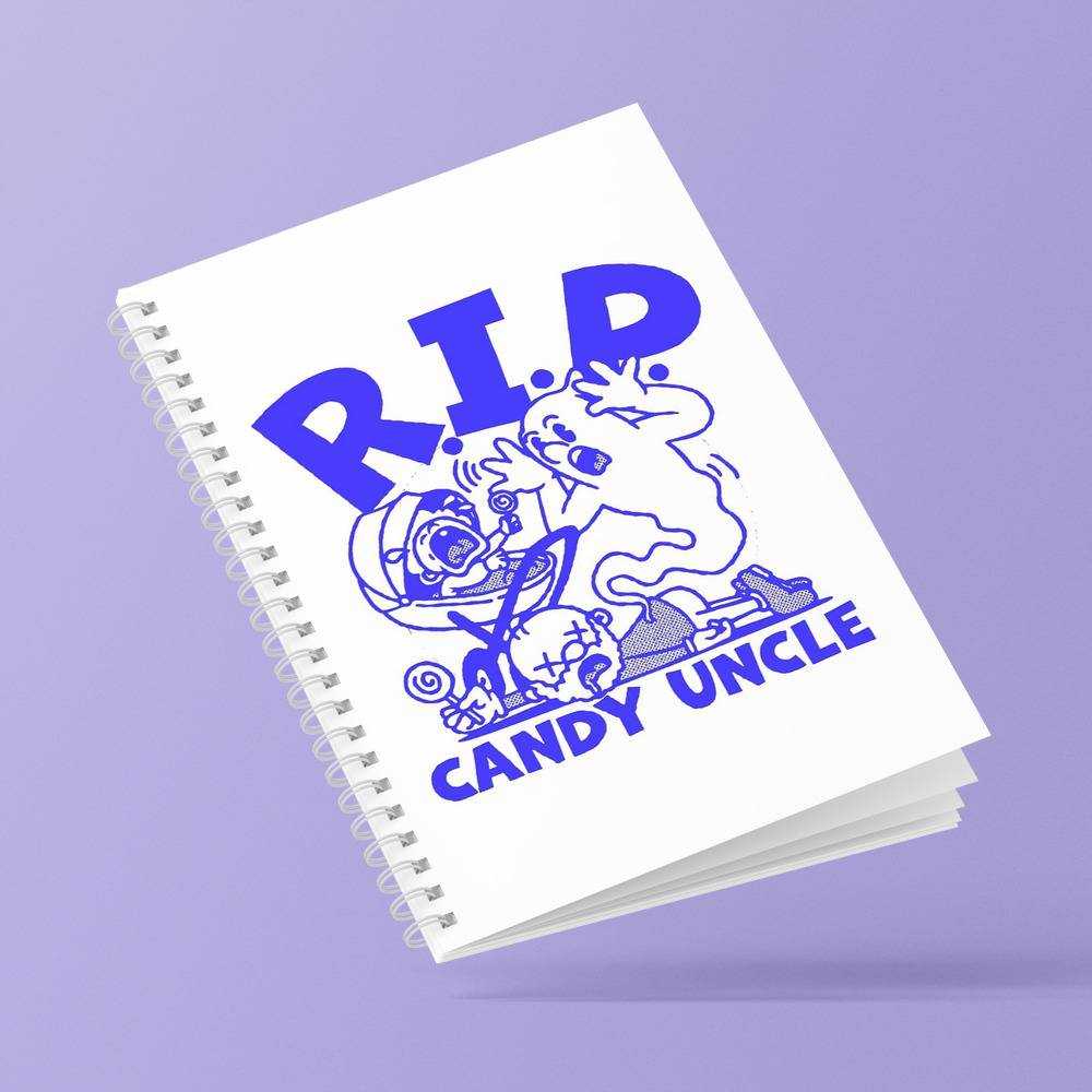Distractible Spiral Bound Notebook Journal Diary Distractible Candy Notebook