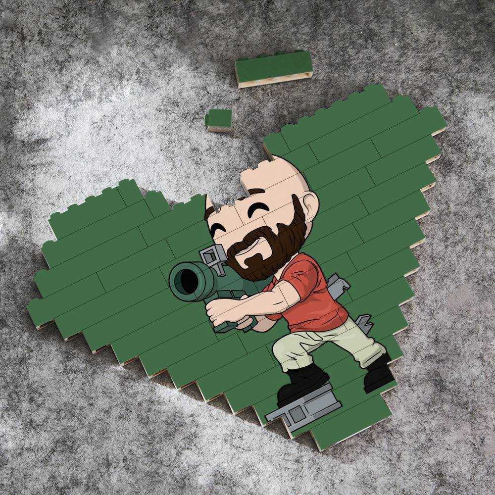 Distractible Heart Shape Building Blocks Distractible Wade Building Blocks