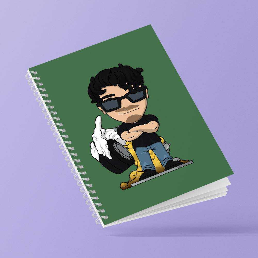 Distractible Spiral Bound Notebook Journal Diary Distractible Markiplier Notebook