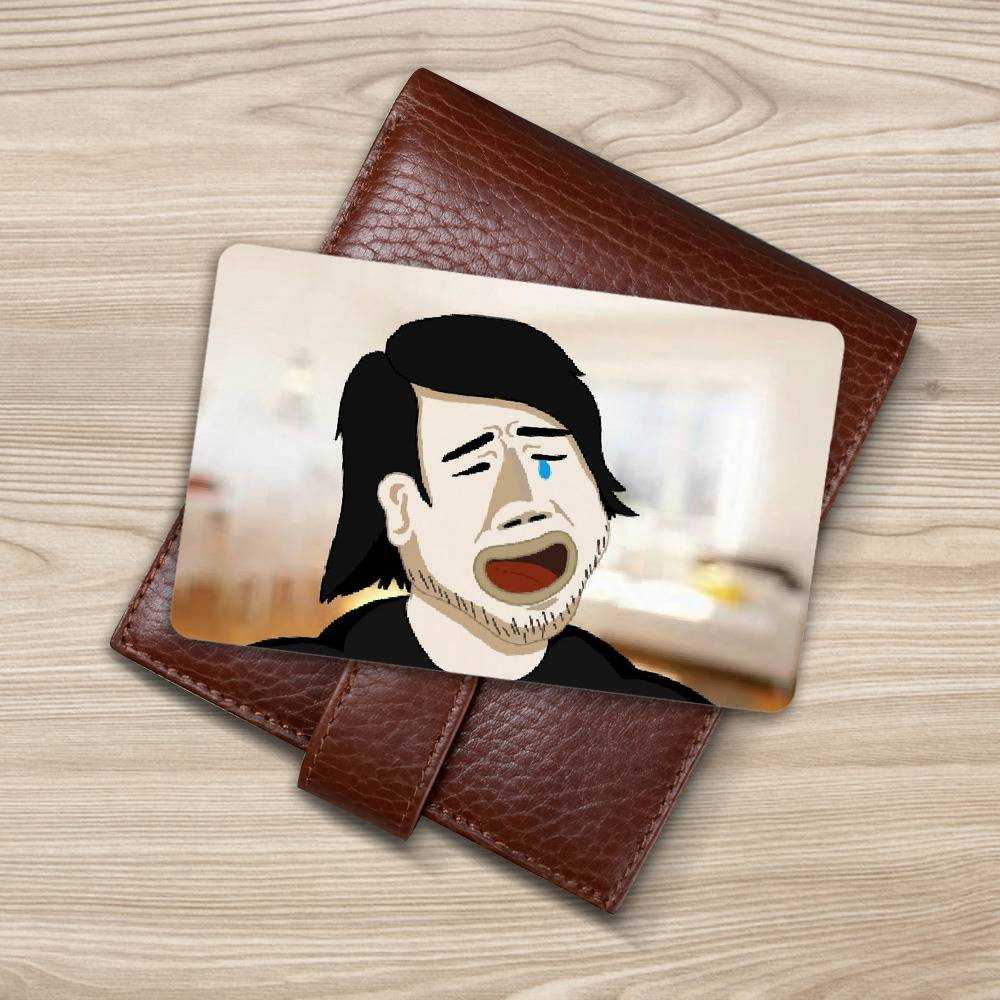 Distractible Wallet Card Distractible Parachuting Clowns Wallet Insert Card