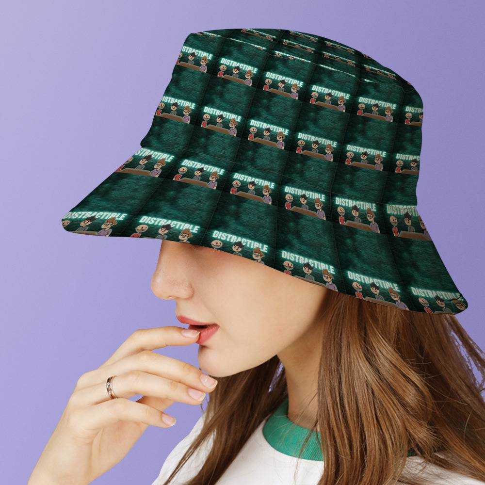 Distractible Fisherman Hat Unisex Fashion Bucket Hat