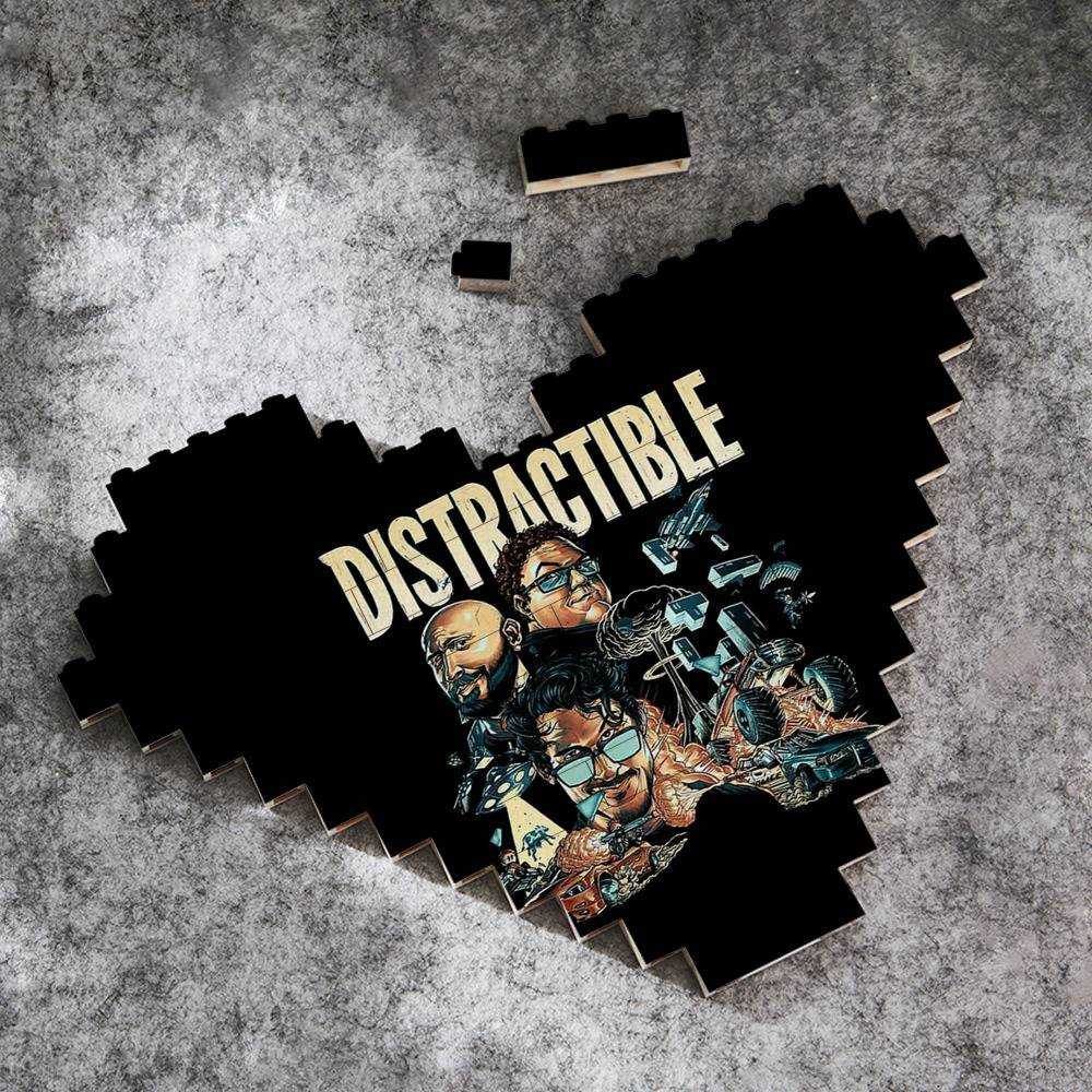 Distractible Heart Shape Building Blocks Distractible Photo Building Blocks
