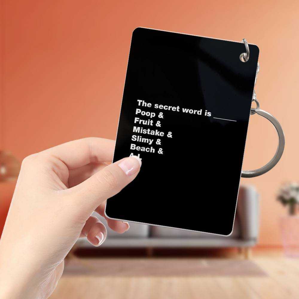 Distractible Keychain Classic Keychain