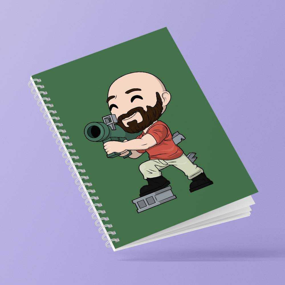 Distractible Spiral Bound Notebook Journal Diary Distractible Wade Notebook