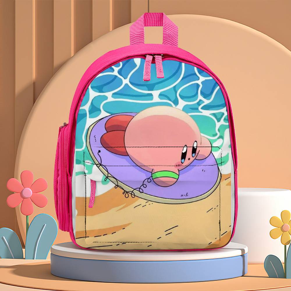 Kirby Backpack, Seaside Backpack, Waterproof Schoolbag for Kids