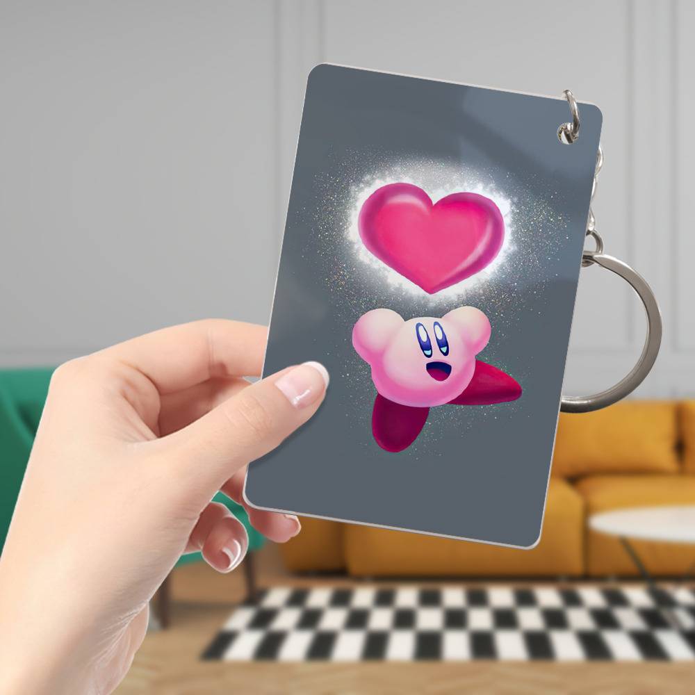 Kirby & The Warp Star Keychain