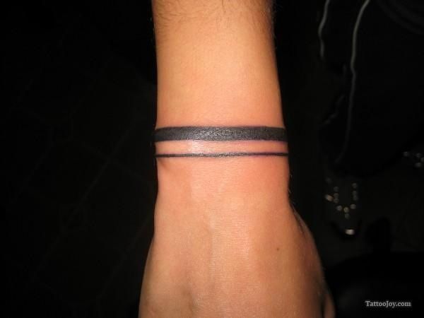 Hand Band Tattoo