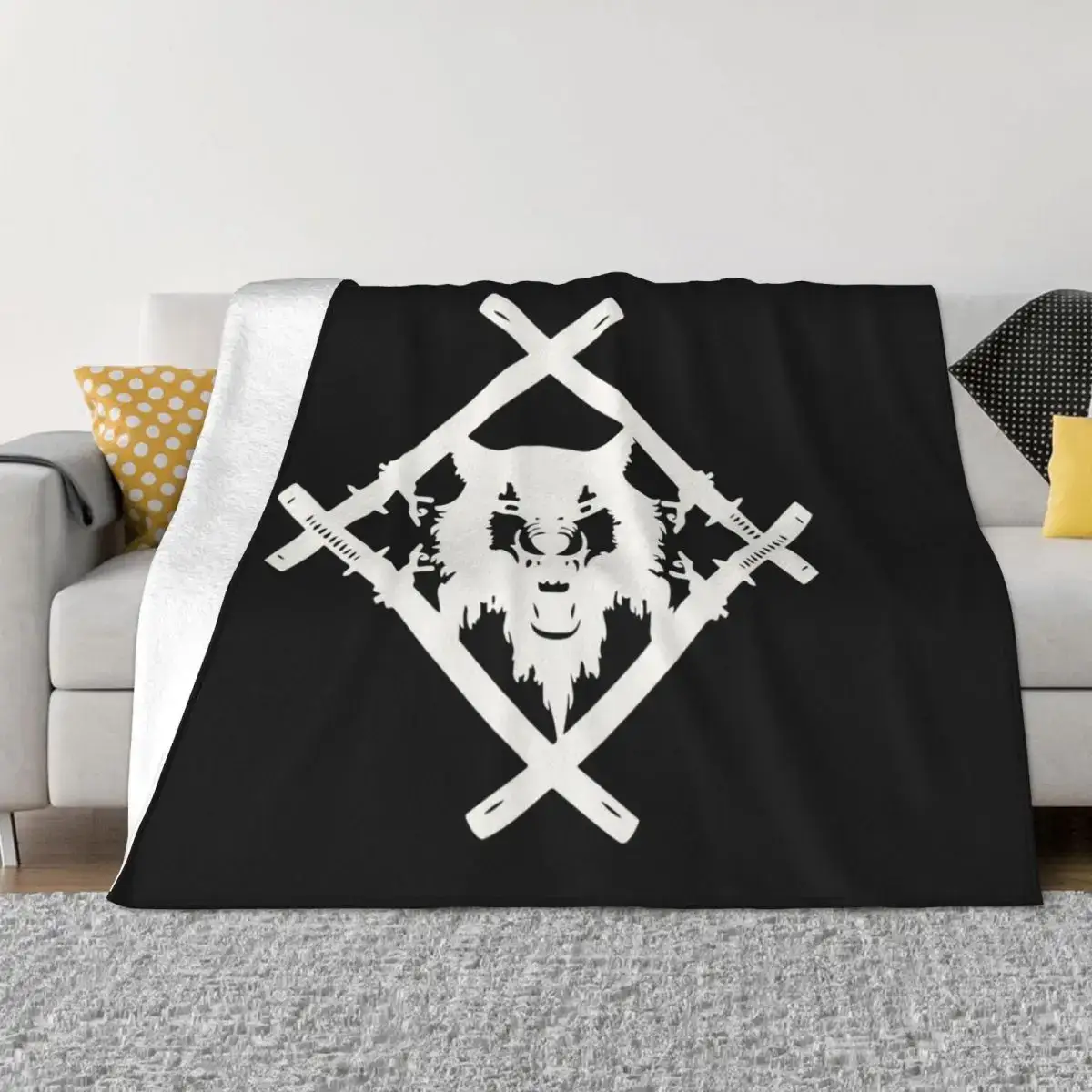Xavier Wulf Merch Xavier Wulf Logo Throw Blanket