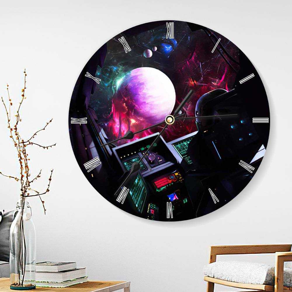 Xavier Wulf Round Wall Clock Home Decor Wall Clock Gifts for Xavier Wulf Fans BRACE Wall Clock