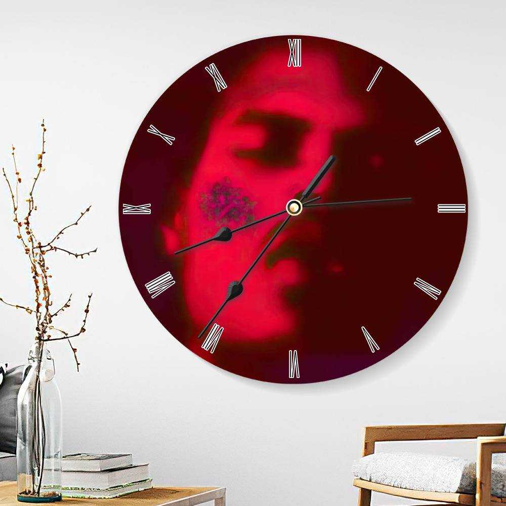 Xavier Wulf Round Wall Clock Home Decor Wall Clock Gifts for Xavier Wulf Fans Pride Rock Wulf Wall Clock