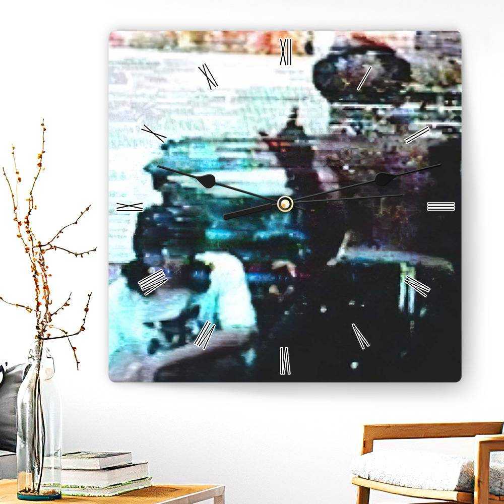 Xavier Wulf Square Wall Clock Home Decor Wall Clock Gifts for Xavier Wulf Fans Lame Wall Clock