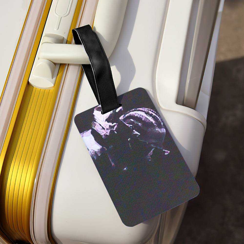 Xavier Wulf Luggage Tag Classic Celebrity Luggage Tag Philosopher's Throne by Xavier Wulf Luggage Tag