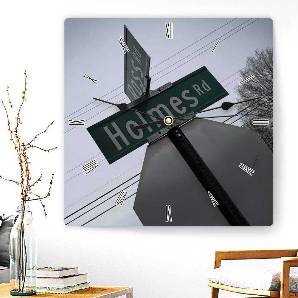 Xavier Wulf Square Wall Clock Home Decor Wall Clock Gifts for Xavier Wulf Fans Bennington Forest Wall Clock