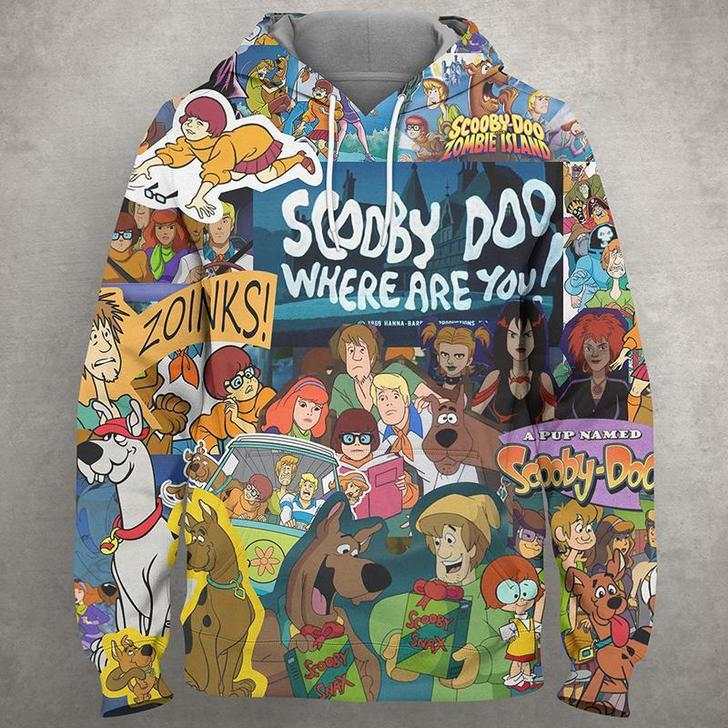 Scooby doo hoodie discount mens