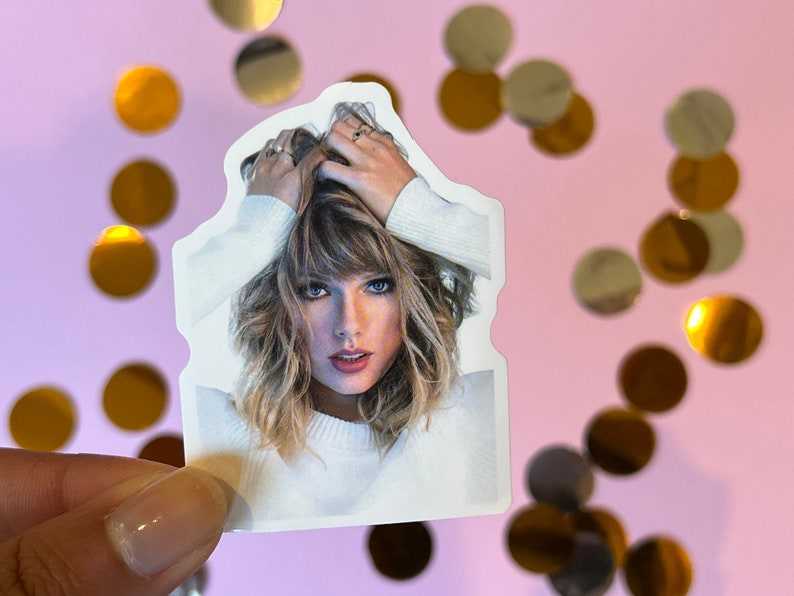 Taylor Swift A Variety Of Dress Up Waterproof Vinyl Sticker