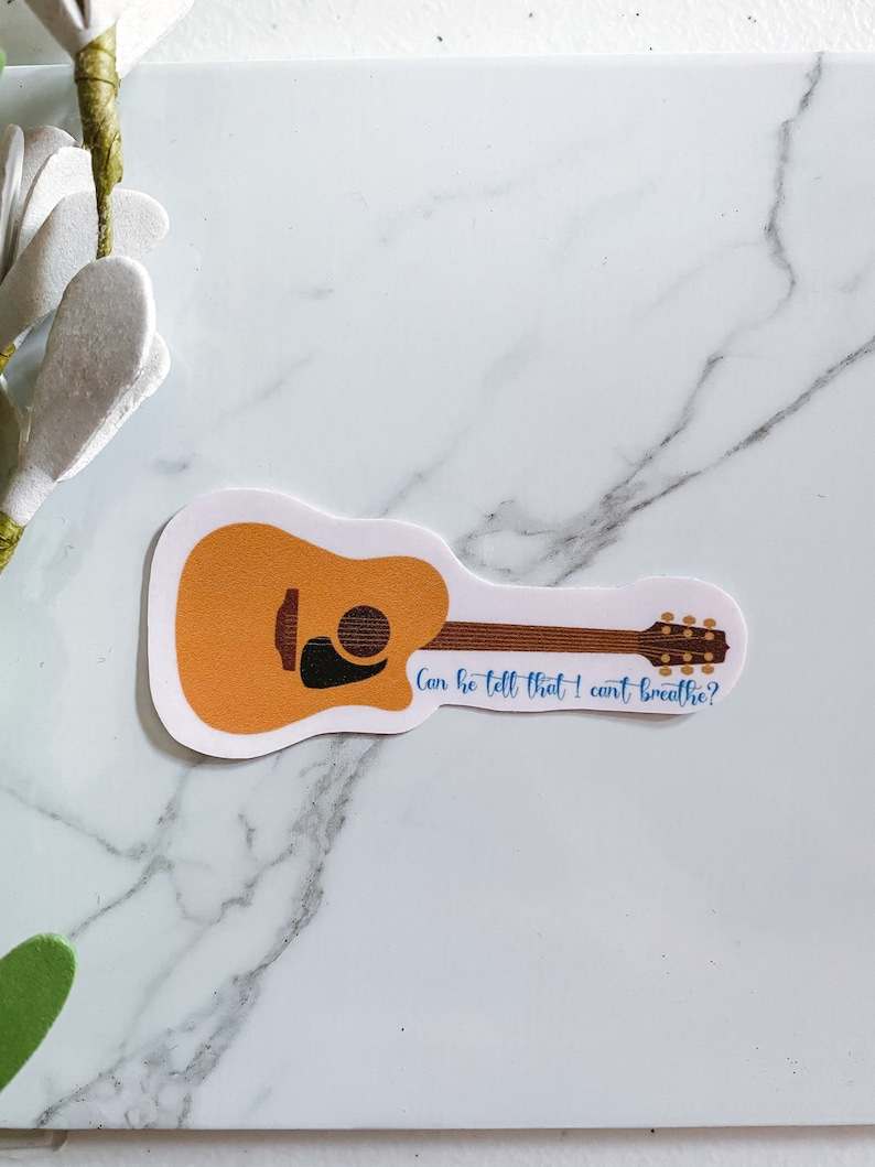 Lover Variant Guitar Sticker Beautiful And Refined Glossy Taylor