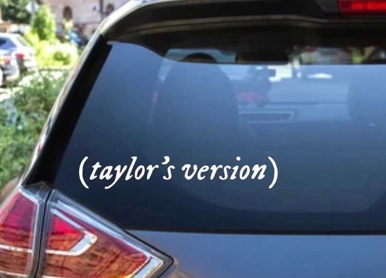 Taylor Swift, Accessories, Taylor Swift Car Sticker Decal