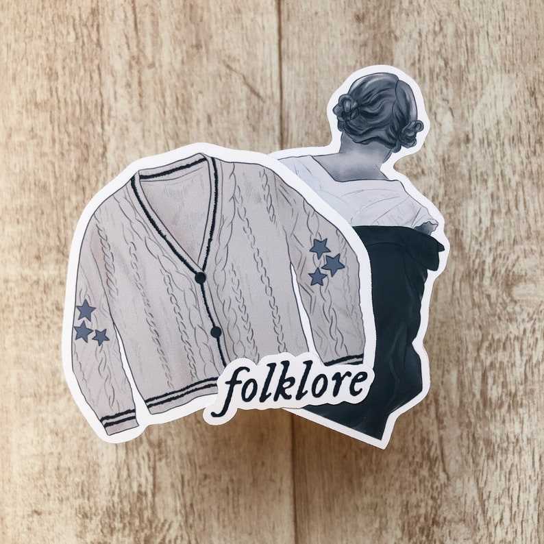 Folklore Sticker Set Beautiful And Refined Glossy Folklore Stickers Taylor  Swift