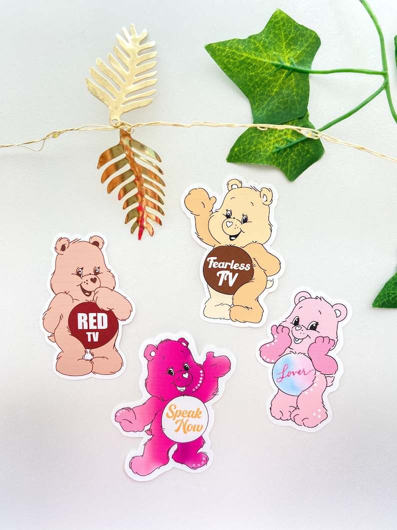 Care Bears Pink Stickers