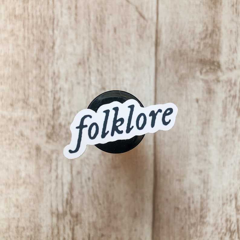 Folklore Sticker Set Beautiful And Refined Glossy Folklore