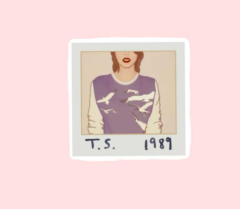 Taylor Swift Album Inspired Stickers Handmade Weatherproof Sticker 3 
