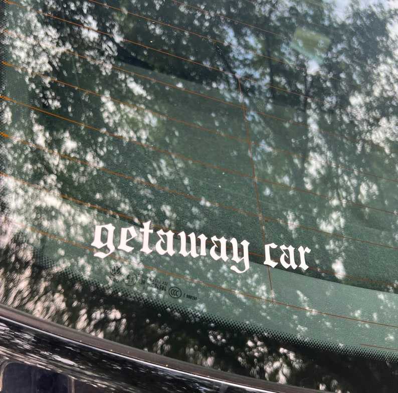 Taylor Swift Getaway Car Reputation Decal Beautiful And Refined