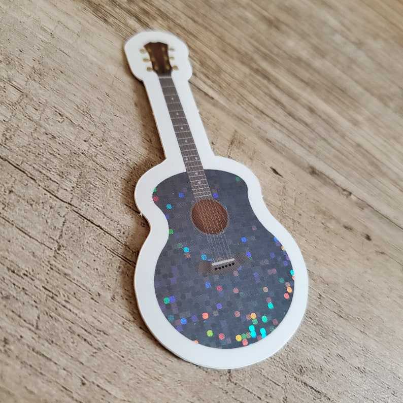 Teardrops On My Guitar Sticker Beautiful And Refined Glossy Taylor Swift  Guitar Stickers