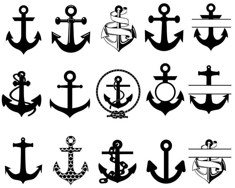 Anchor Silhouette, Anchor Svg#1