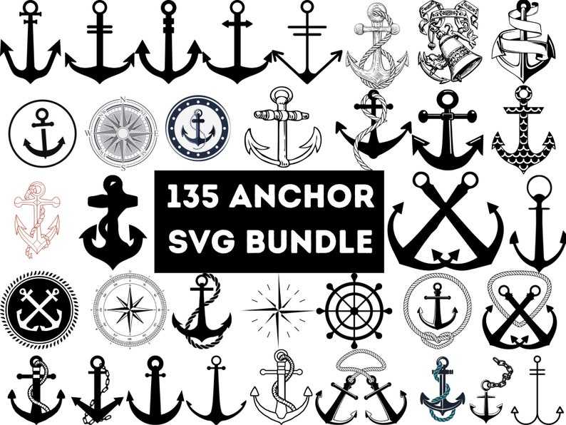 Anchor Clip Art Package, Anchor Svg#1