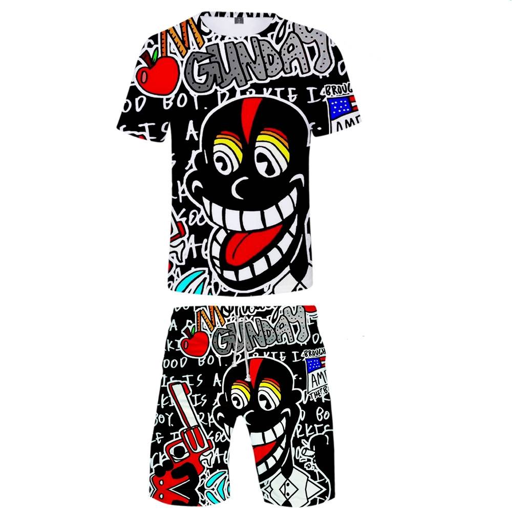 Lil Darkie T-shirt Shorts 2PCs, Lil Darkie T-shirt Shorts 2PCs#1
