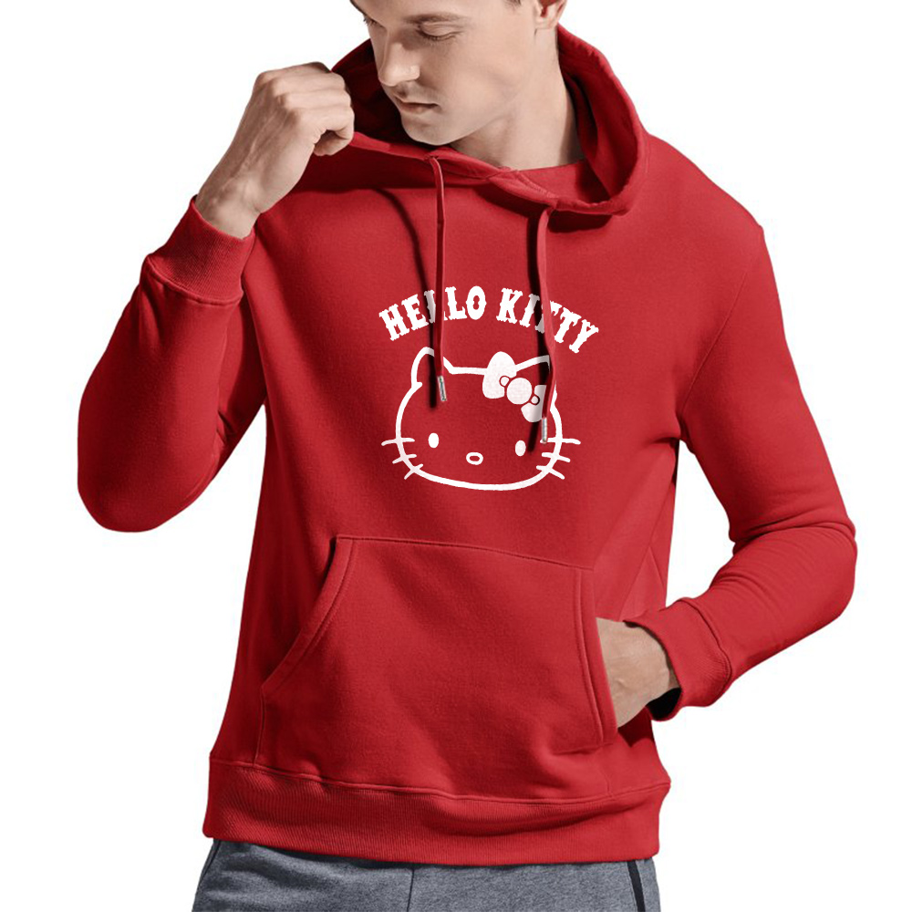 Hello kitty 2025 mens hoodie