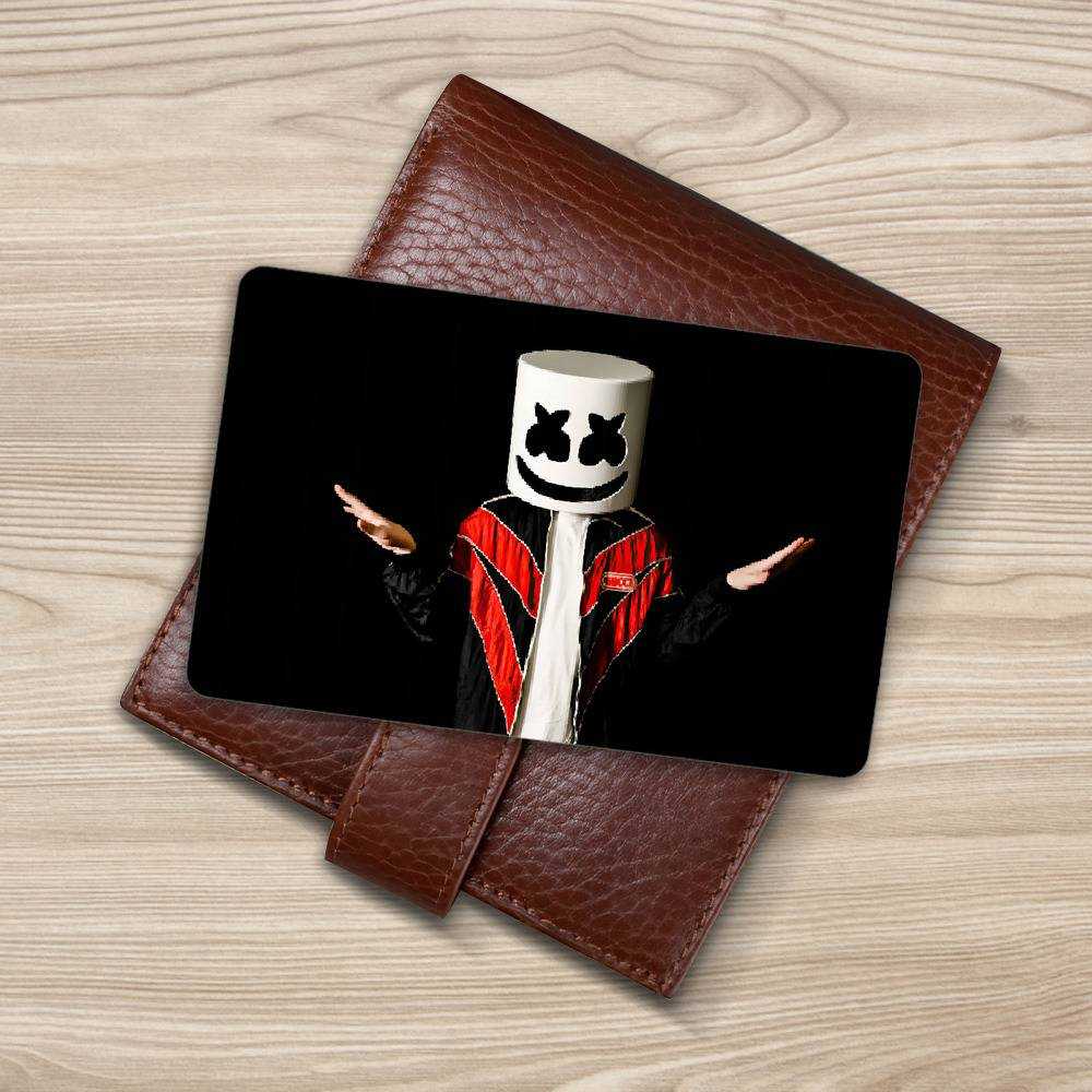 Marshmello Wallet Insert Card Classic Celebrity Wallet Insert Card