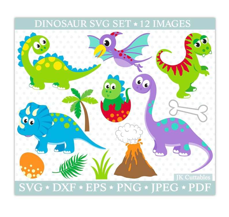 Pterodactyl Outline Patterns: DFX, EPS, PDF, PNG, and SVG Cut Files